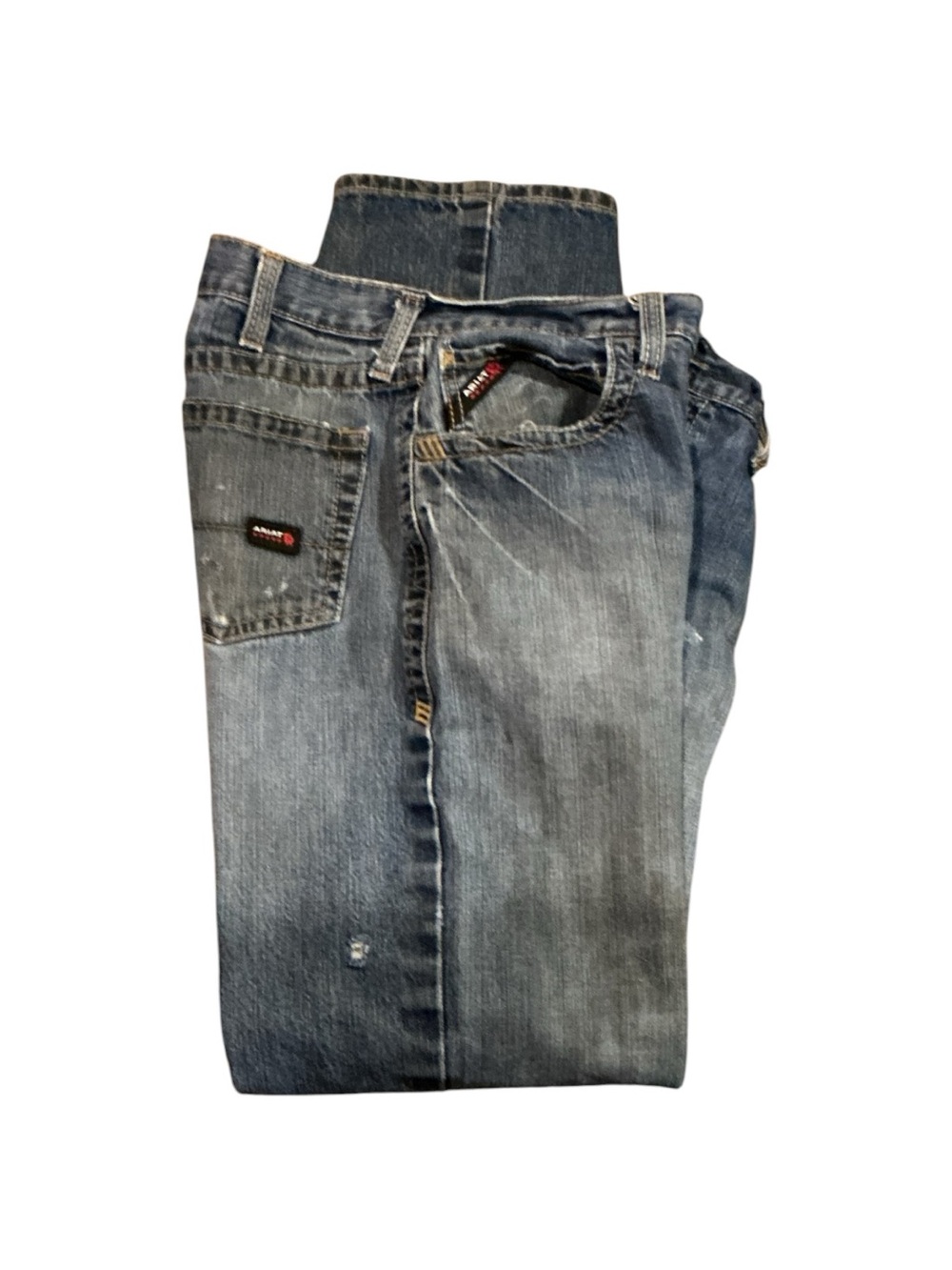 ARIAT FR M3 Loose Straight Work Blue Jeans